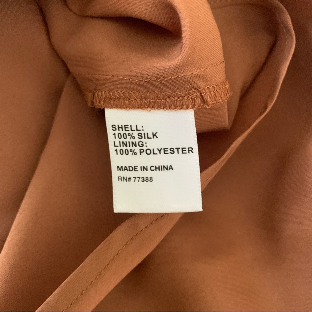 Madewell x Alexa Chung Carine Silk Dress sz 0 - Picture 12 of 12